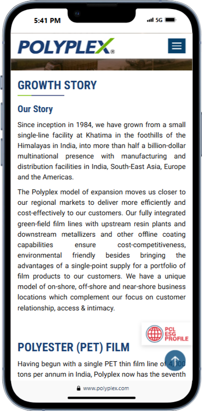 Polyplex Corporation Limited